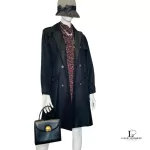 Givenchy black leather 2-way handbag, worn crossbody on a mannequin
