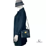 Givenchy black leather 2-way handbag, styled view