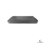 Celine taupe leather long zip-around wallet, slim side profile with zip