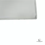 Coach lavender signature monogram billfold wallet, edge and interior detail