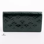 Louis Vuitton Vernis Portefeuille Sarah Blue Nuit long wallet, view 15