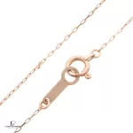 4°C citrine and diamond 10K pink gold necklace, view 3