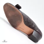 Salvatore Ferragamo Vara brown leather pumps, size US 6.5 B, view 7