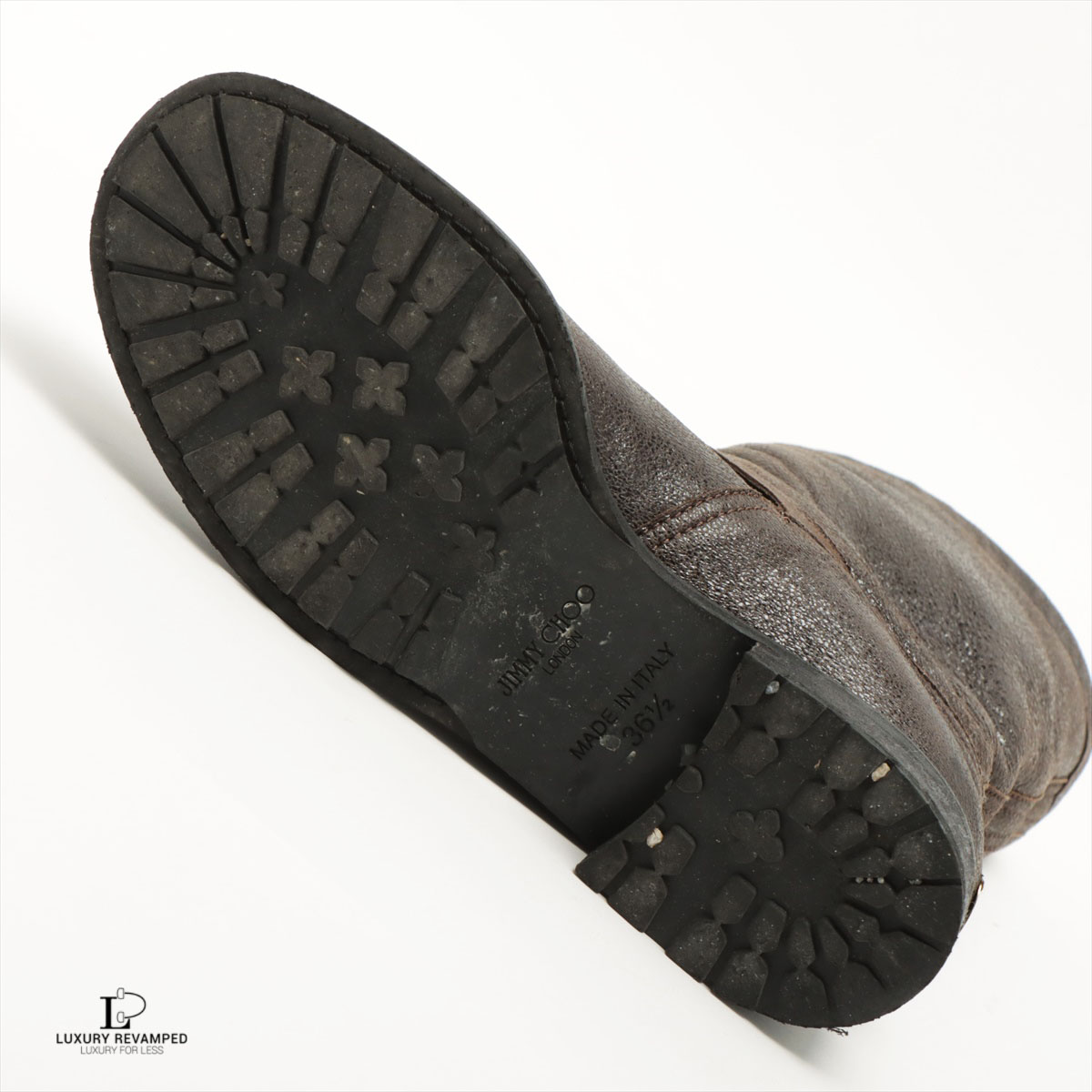 JIMMY CHOO Biker Brown Boots (Made in Italy) – Luxury Revamped