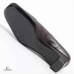 Salvatore Ferragamo Gancini espresso brown pebbled calf pumps, unused, size US 5.5, view 7