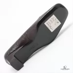 Salvatore Ferragamo Gancini espresso brown pebbled calf pumps, unused, size US 5.5, view 6