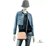 Furla blush pink leather chain shoulder bag, view 9