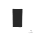 Pre-loved Louis Vuitton Taiga Porte Valeurs Cult Credit black leather long wallet M30392, front view – secondhand designer, NZ