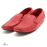 Prada red leather loafers, size 36.5, view 2