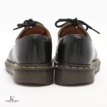 Dr. Martens black smooth leather 3 eye shoes, size UK 5, view 3