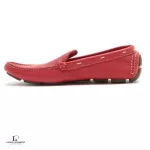Prada red leather loafers, size 36.5, view 5