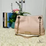 Michael Kors blush pebble leather two-way chain shoulder bag, view 2