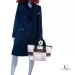 Bally geometric print cream and brown canvas shopper bag, view 15