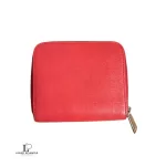 Furla red Saffiano leather short zip wallet, view 11