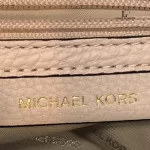 Michael Kors blush pebble leather two-way chain shoulder bag, view 5
