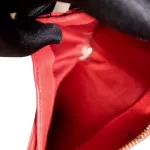 Furla red Saffiano leather short zip wallet, view 5