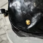 Louis Vuitton Limited Edition Mahina Surya XL black perforated patent leather hobo bag M95796, view 10