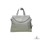 Kate Spade Saturday grey leather two-way career bag, view 16
