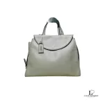 Kate Spade Saturday grey leather two-way career bag, view 17