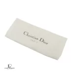 Christian Dior Maris Pearl greyish brown smooth leather handbag, view 12