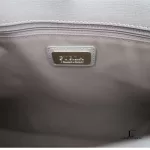 Furla greyish brown leather career handbag, view 15