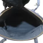 Furla bluish grey leather two-way handbag, view 7