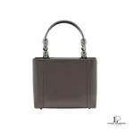 Christian Dior Maris Pearl greyish brown smooth leather handbag, view 11