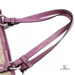 Coach Signature lavender and light brown monogram PVC shoulder bag, view 8