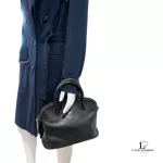 Furla bluish grey leather two-way handbag, view 9
