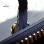 Furla bluish grey leather two-way handbag, view 2