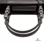 Christian Dior Maris Pearl greyish brown smooth leather handbag, view 7