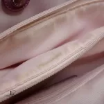 Coach Signature lavender and light brown monogram PVC shoulder bag, view 5