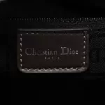 Christian Dior Maris Pearl greyish brown smooth leather handbag, view 10