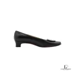 Salvatore Ferragamo Runway black calf leather 1cm pumps, size US 6.5, view 11