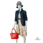 Tory Burch dark orange leather two-way handbag, view 23