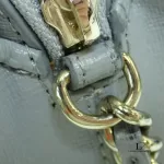 Furla grey Saffiano leather chain crossbody bag, view 11