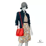 Tory Burch dark orange leather two-way handbag, view 22