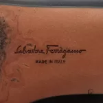 Salvatore Ferragamo Runway black calf leather 1cm pumps, size US 6.5, view 6