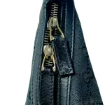 Gucci GG monogram black leather and fabric Jackie-type hobo bag, view 11