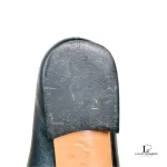 Salvatore Ferragamo black calf leather loafers, size US 4.5, view 4