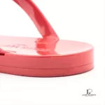 Louis Vuitton Sea Star line red rubber flat sandals, size 35, view 12