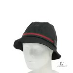 Gucci Sherryline Ophidia black bucket hat with cashmere and wool lining, size L, view 4
