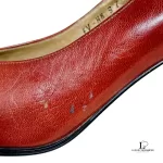 Yves Saint Laurent brown leather heeled pumps, size 35.5, view 13