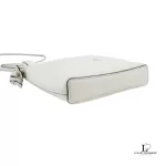 Coach off white cross-grained leather bucket-type shoulder bag, view 7
