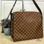 Louis Vuitton Damier Ebene Bastille crossbody messenger bag, view 11