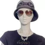 Burberry aviator sunglasses with gold frame and brown lenses, view 2