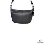 Furla dark grey leather crossbody bag, view 4