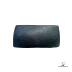Furla black leather mini handbag with fur details, view 6