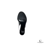 Bruno Magli black patent leather open-toe slingbacks, size 34, view 7