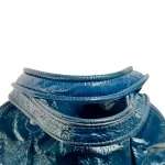 Coach Poppy blue green patent leather two-way handbag, view 14